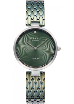 fashion наручные  женские часы Obaku V256LXCESE. Коллекция Diamond