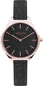 fashion наручные  женские часы Obaku V257LHVNRB. Коллекция Leather