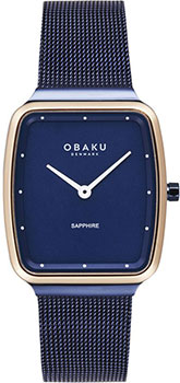 fashion наручные  женские часы Obaku V267LXSLML. Коллекция Ultra Slim