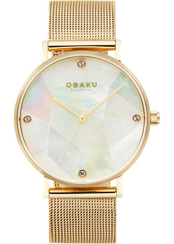 fashion наручные  женские часы Obaku V268LXGWMG. Коллекция Mesh