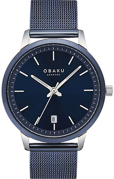 fashion наручные  мужские часы Obaku V270GDHLML. Коллекция Salvie