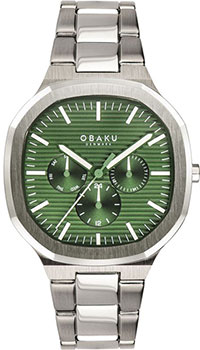 fashion наручные  мужские часы Obaku V275GMCESC. Коллекция Oktant