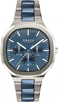 fashion наручные  мужские часы Obaku V275GMCLSK. Коллекция Oktant