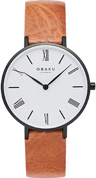 Часы Obaku Leather V283LXBWRZ-DIB