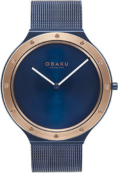 fashion наручные  мужские часы Obaku V285GXSLML. Коллекция Mesh