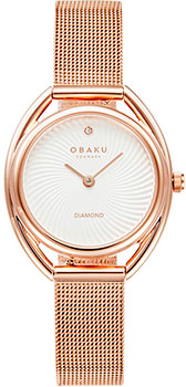 fashion наручные  женские часы Obaku V286LXVIMV. Коллекция Diamond