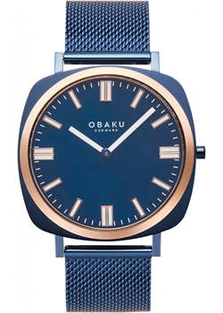Obaku fashion наручные  мужские часы Obaku V296GXSLML. Коллекция Mesh