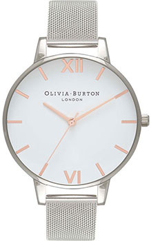 fashion наручные  женские часы Olivia Burton OB16BD97. Коллекция White Dial Mesh