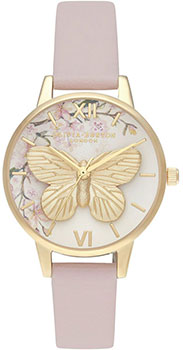 fashion наручные  женские часы Olivia Burton OB16EG125. Коллекция Pretty Blossom
