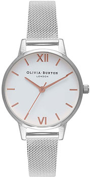 fashion наручные  женские часы Olivia Burton OB16MDW22. Коллекция White Dial Mesh
