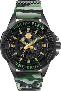 fashion наручные  мужские часы Philipp Plein PWAAA0821. Коллекция The Skull