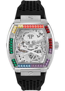 fashion наручные  мужские часы Philipp Plein PWBAA1423. Коллекция The Skeleton