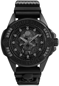 fashion наручные  мужские часы Philipp Plein PWNAA0322. Коллекция The Skull