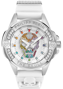 fashion наручные  женские часы Philipp Plein PWNAA1023. Коллекция The Skull 41мм