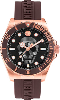 fashion наручные  мужские часы Philipp Plein PWOAA0322. Коллекция The Skull Diver