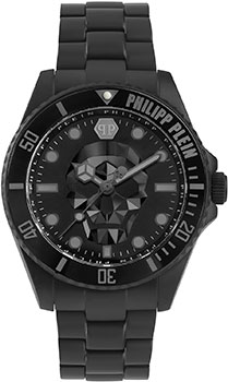 fashion наручные  мужские часы Philipp Plein PWOAA0922. Коллекция The Skull Diver