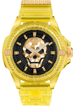fashion наручные  мужские часы Philipp Plein PWWAA0123. Коллекция The Skull Synthetic