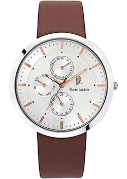 fashion наручные  мужские часы Pierre Lannier 220F124. Коллекция Elegance extra plat