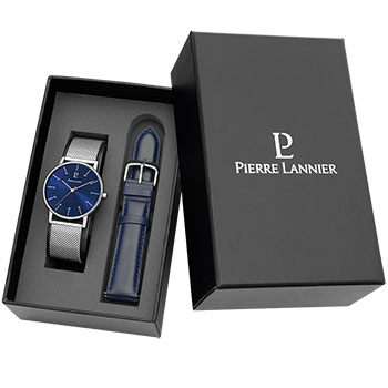 fashion наручные  мужские часы Pierre Lannier 377C168. Коллекция Coffrets