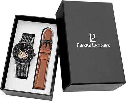 fashion наручные  мужские часы Pierre Lannier 379D439. Коллекция Trio