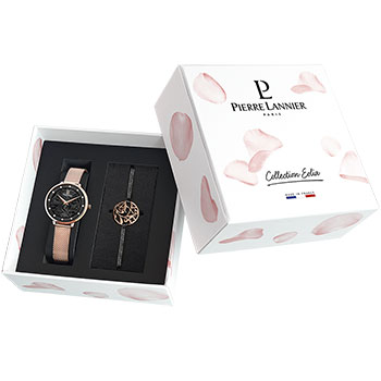 fashion наручные  женские часы Pierre Lannier 386B938. Коллекция Coffrets