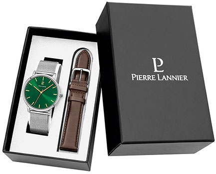 fashion наручные  мужские часы Pierre Lannier 386C171. Коллекция Echo