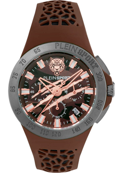 fashion наручные  мужские часы Plein Sport PSABA0423. Коллекция THUNDERSTORM CHRONO