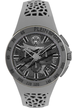 fashion наручные  мужские часы Plein Sport PSABA0523. Коллекция THUNDERSTORM CHRONO