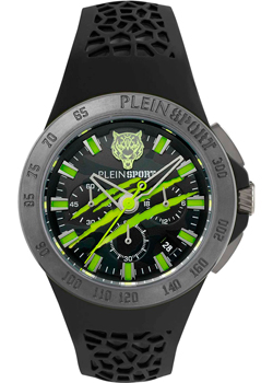 fashion наручные  мужские часы Plein Sport PSABA0623. Коллекция THUNDERSTORM CHRONO