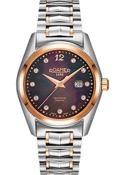 Швейцарские наручные  женские часы Roamer 203.844.49.59.20. Коллекция Searock