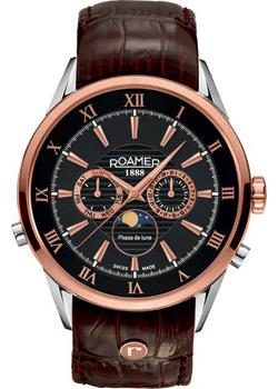 Швейцарские наручные  мужские часы Roamer 508.821.49.53.05. Коллекция Superior