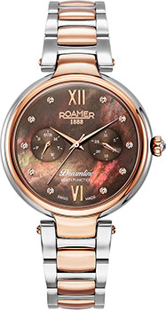 Швейцарские наручные  женские часы Roamer 600.821.47.69.50. Коллекция DreamLine