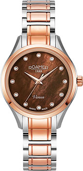 Швейцарские наручные  женские часы Roamer 600.847.47.69.60. Коллекция Venus