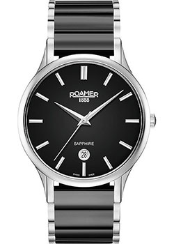 Швейцарские наручные  мужские часы Roamer 657.833.41.55.60. Коллекция Classic Line
