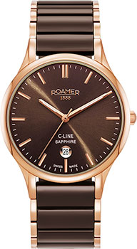 Швейцарские наручные  мужские часы Roamer 658.833.49.65.63. Коллекция C-Line