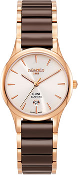 Швейцарские наручные  женские часы Roamer 658.844.49.35.63. Коллекция C-Line