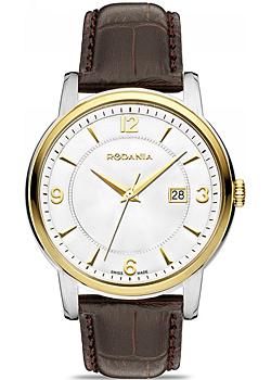Швейцарские наручные мужские часы Rodania 25023.71. Коллекция Gents Quartz