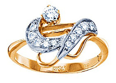 Золотое кольцо  15276RS