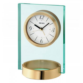 Настольные часы Seiko Clock QHE054GN. Коллекция Интерьерные часы