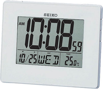 Будильник Seiko Clock QHL057WN. Коллекция Интерьерные часы