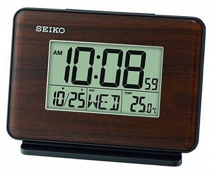 Настольные часы Seiko Clock QHL068BN. Коллекция Будильник - фото 1
