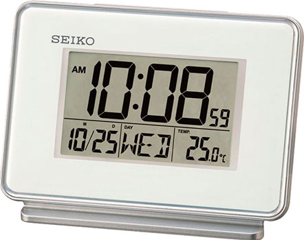 Будильник Seiko Clock QHL068WN. Коллекция Будильник