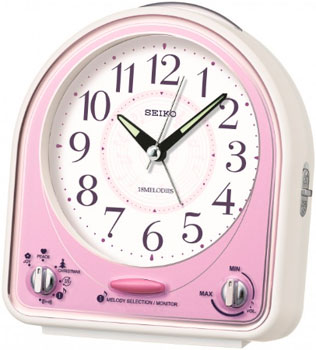 Будильник Seiko Clock QHP003P. Коллекция Будильник