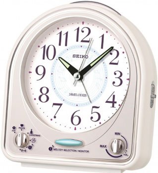 Будильник Seiko Clock QHP003W. Коллекция Будильник