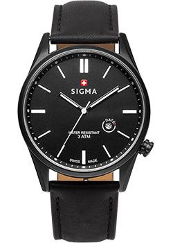 Швейцарские наручные мужские часы Sigma S005.110.01.01.2. Коллекция Кварцевые часы