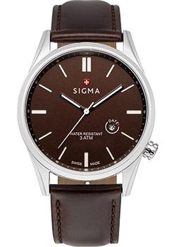 Швейцарские наручные мужские часы Sigma S005.410.04.02.2. Коллекция Кварцевые часы