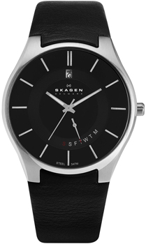 Швейцарские наручные мужские часы Skagen 989XLSLB. Коллекция Leather от Bestwatch.ru Швейцарские наручные мужские часы Skagen 989XLSLB. Коллекция Leather от Bestwatch.ru