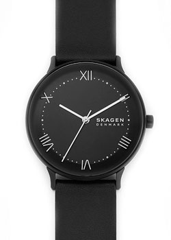 Швейцарские наручные  мужские часы Skagen SKW6623. Коллекция Leather