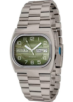 Российские наручные  мужские часы Slava 0220305-100-2427. Коллекция Телевизор Титан