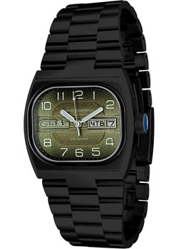 Российские наручные  мужские часы Slava 0224305-100-2427. Коллекция Телевизор Титан